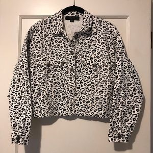 Miss Love Jackets & Coats - Adorable White Leopard Print Jacket Miss Love Jackets & Coats - Adorable White Leopard Print Jacket